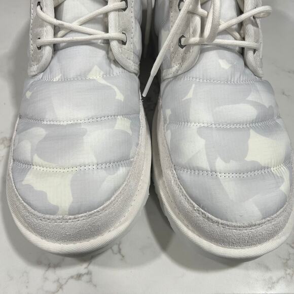 New UGG Plush Neumel Camo Winter Boots White Lace Up Round Toe Men's Size 12 - Picture 4 of 9
